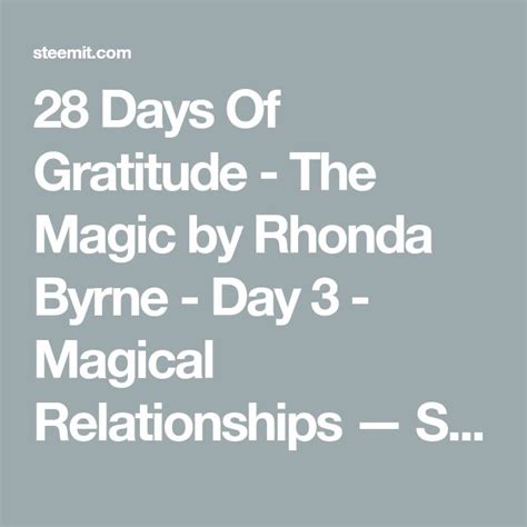 Rhonda byrne the magic book